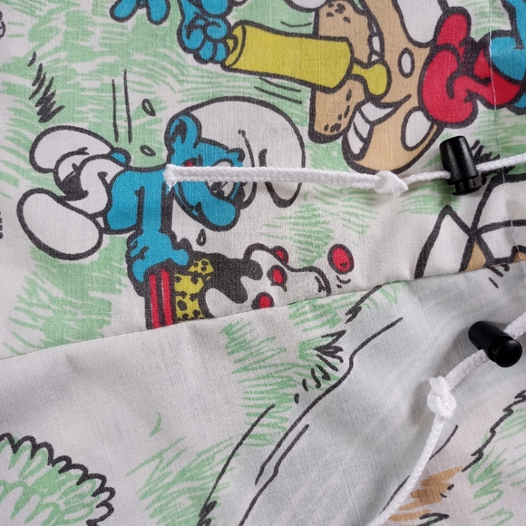 Custom Reworked Vintage SMURFS Shorts Bennygonia - Picture 11 of 12